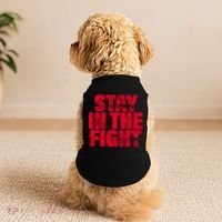 Stay In The Fight Washington D.C. Baseball Fan Doggie Tank thumb 2