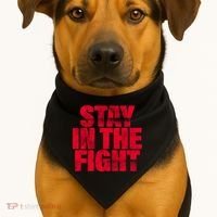 Stay In The Fight Washington D.C. Baseball Fan USA-Made Doggie Bandana thumb 1