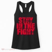 Stay In The Fight Washington D.C. Baseball Fan Women's Tank Top thumb 0
