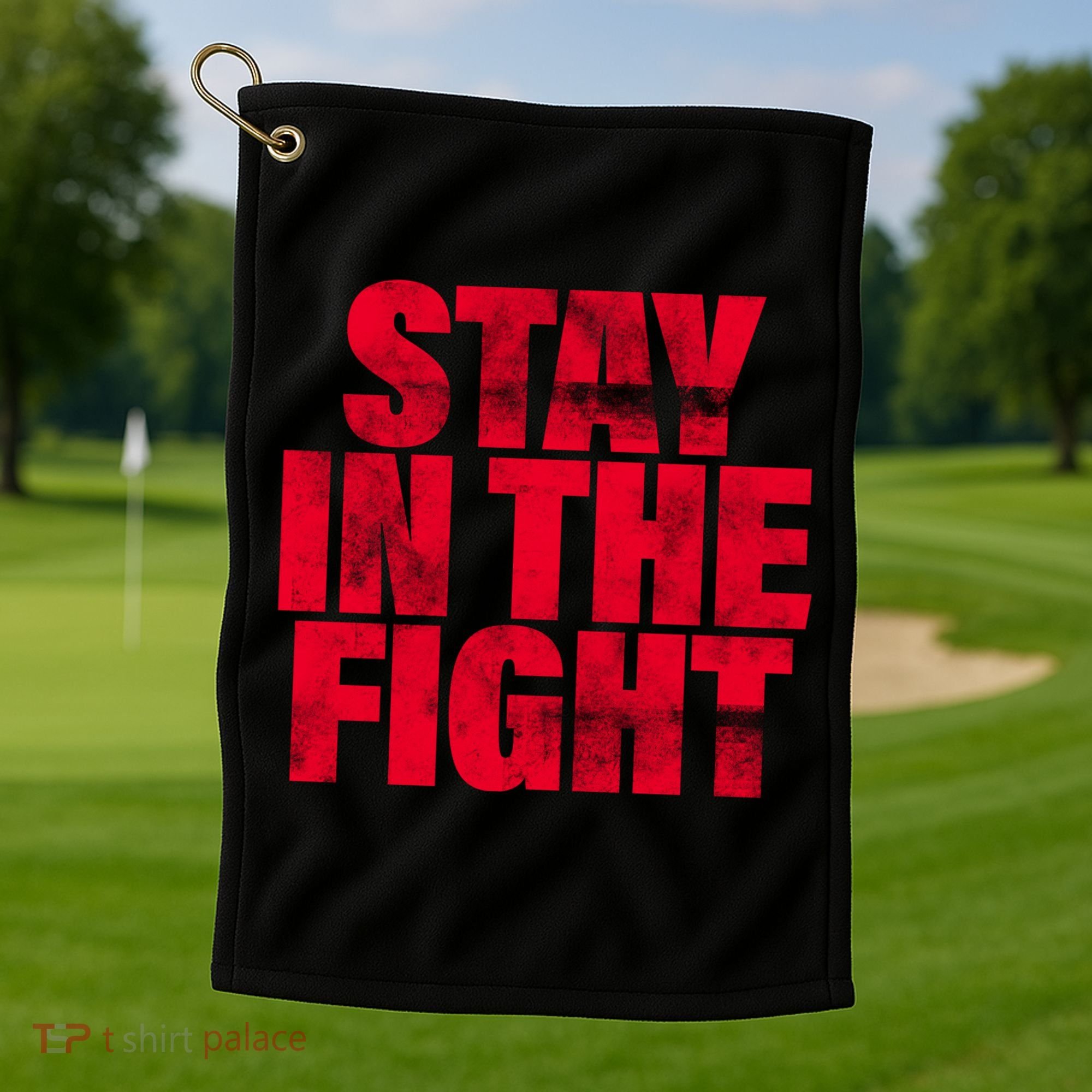 Stay In The Fight Washington D.C. Baseball Fan Golf Towel