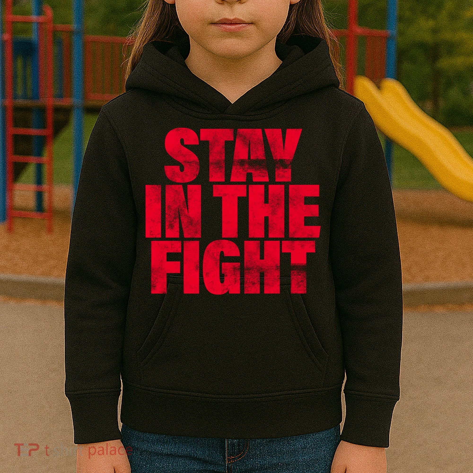 Stay In The Fight Washington D.C. Baseball Fan Kids Hoodie