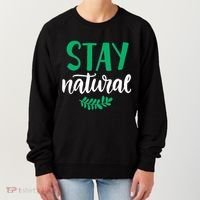 Stay Natural Green Leaf Women's Sweatshirt thumb 0