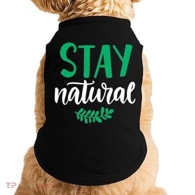 Stay Natural Green Leaf Doggie Tank