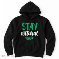 Stay Natural Green Leaf Hoodie thumb 0