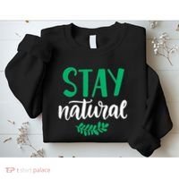 Stay Natural Green Leaf Sweatshirt thumb 2