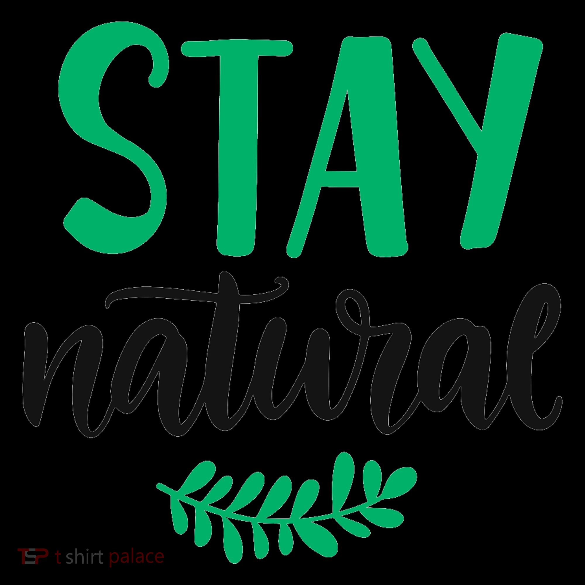 Stay Natural Green Leaf Coffee Mug