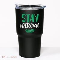 Stay Natural Green Leaf Tumbler thumb 0