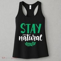 Stay Natural Green Leaf Women's Tank Top thumb 3