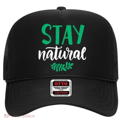 Stay Natural Green Leaf Hat