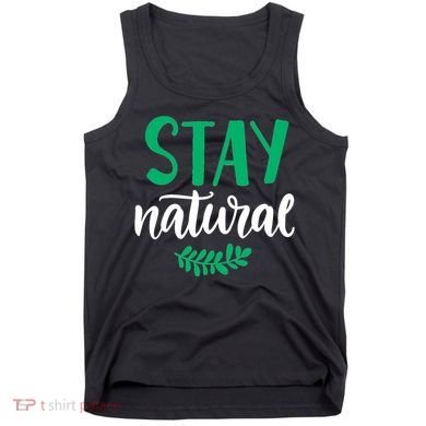 Stay Natural Green Leaf Tank Top