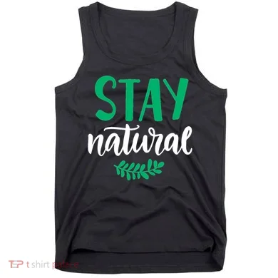 Stay Natural Green Leaf Tank Top