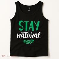 Stay Natural Green Leaf Tank Top thumb 2