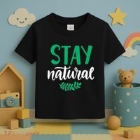 Stay Natural Green Leaf Toddler T-Shirt thumb 3