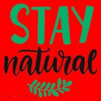 Stay Natural Green Leaf Santa Hat thumb 1