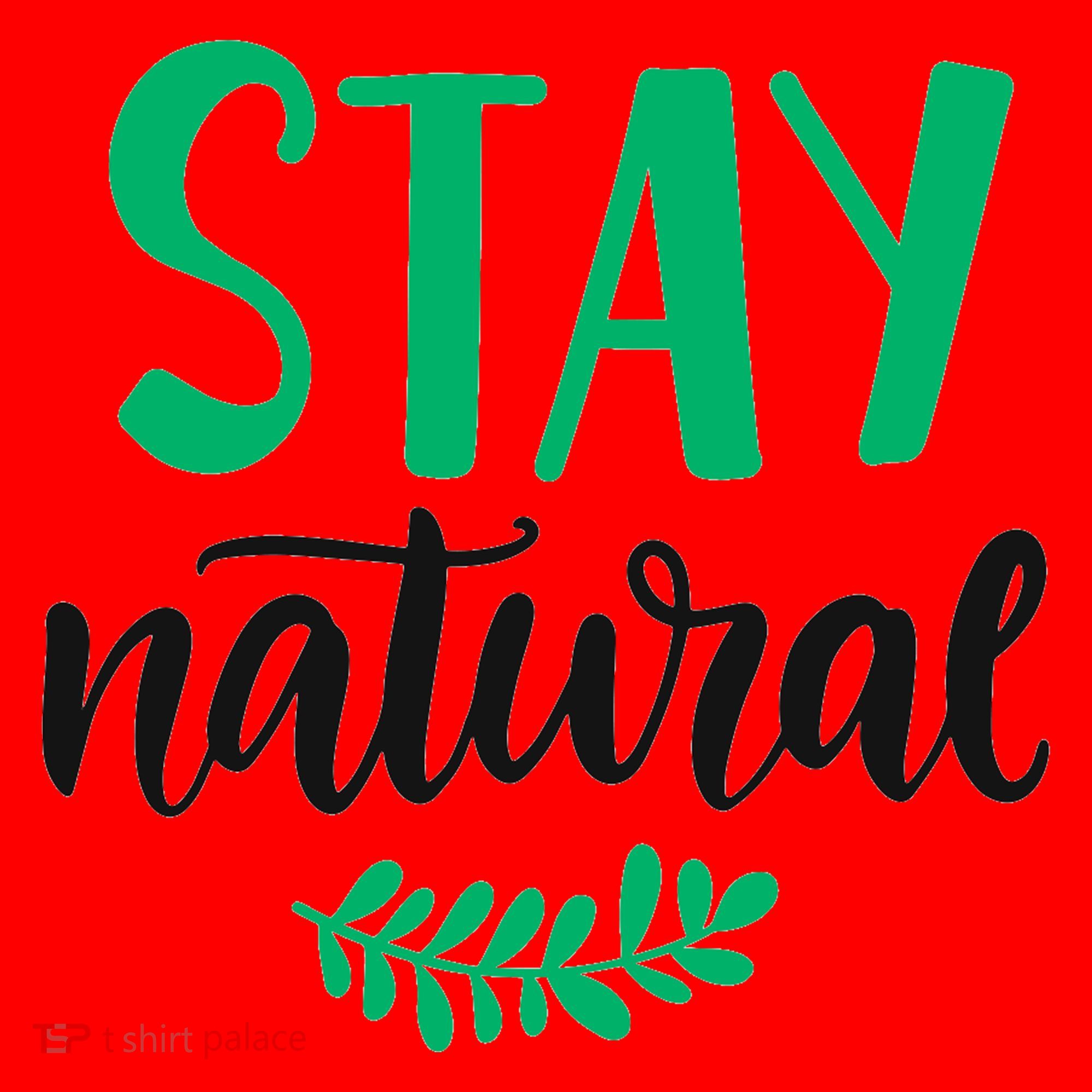 Stay Natural Green Leaf Santa Hat