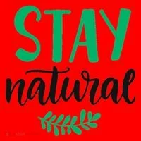 Stay Natural Green Leaf Santa Hat thumb 1