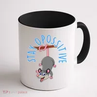 Stay Opossitive Coffee Mug thumb 1
