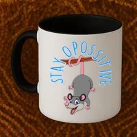 Stay Opossitive Coffee Mug thumb 2