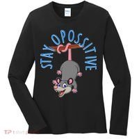 Stay Opossitive Women's Long Sleeve Shirt thumb 0