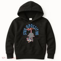 Stay Opossitive Kids Hoodie thumb 0