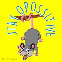 Stay Opossitive Button thumb 1