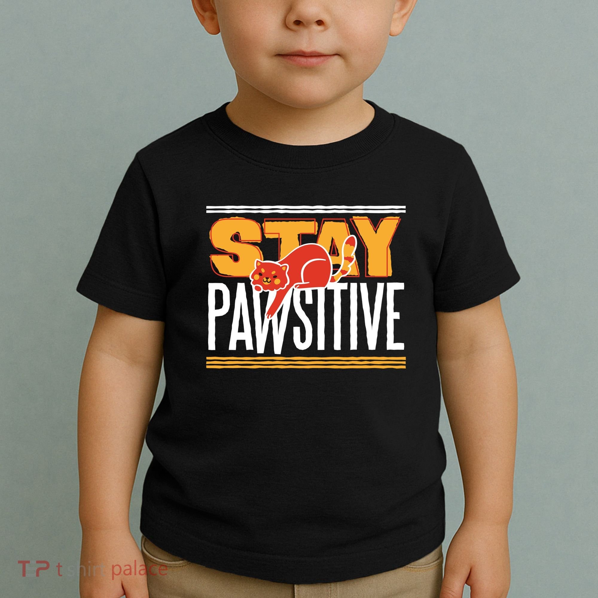Stay Pawsitive Toddler T-Shirt