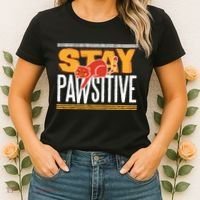 Stay Pawsitive Women's T-Shirt thumb 2
