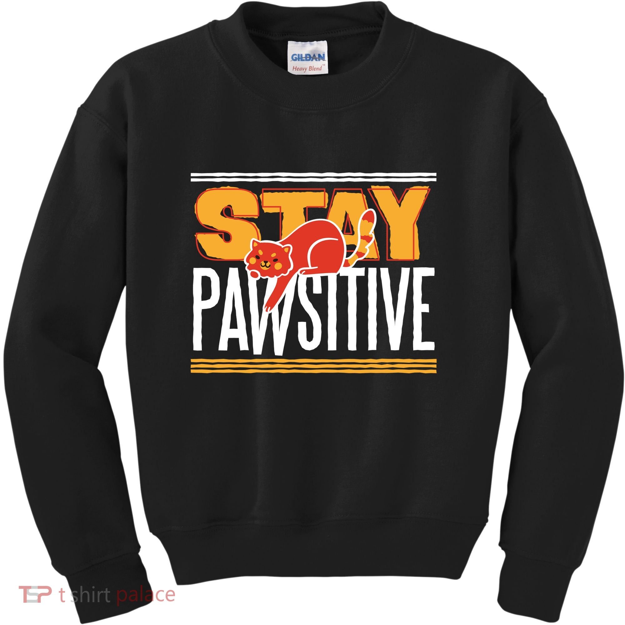 Stay Pawsitive Kids Sweatshirt