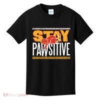 Stay Pawsitive Kids T-Shirt thumb 0