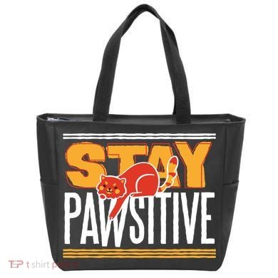 Stay Pawsitive Tote Bag