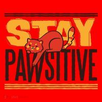 Stay Pawsitive Santa Hat thumb 1