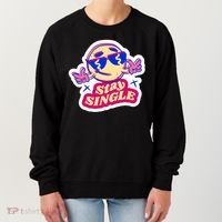 Stay Single Smiley Women's Sweatshirt thumb 0