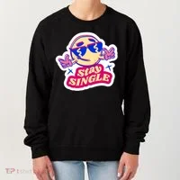 Stay Single Smiley Women's Sweatshirt thumb 0