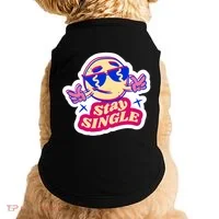 Stay Single Smiley Doggie Tank thumb 0