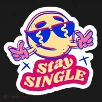Stay Single Smiley Doggie Tank thumb 4