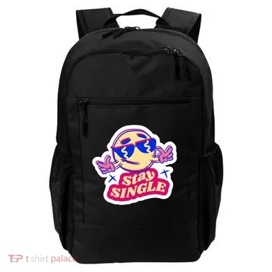 Stay Single Smiley Backpack