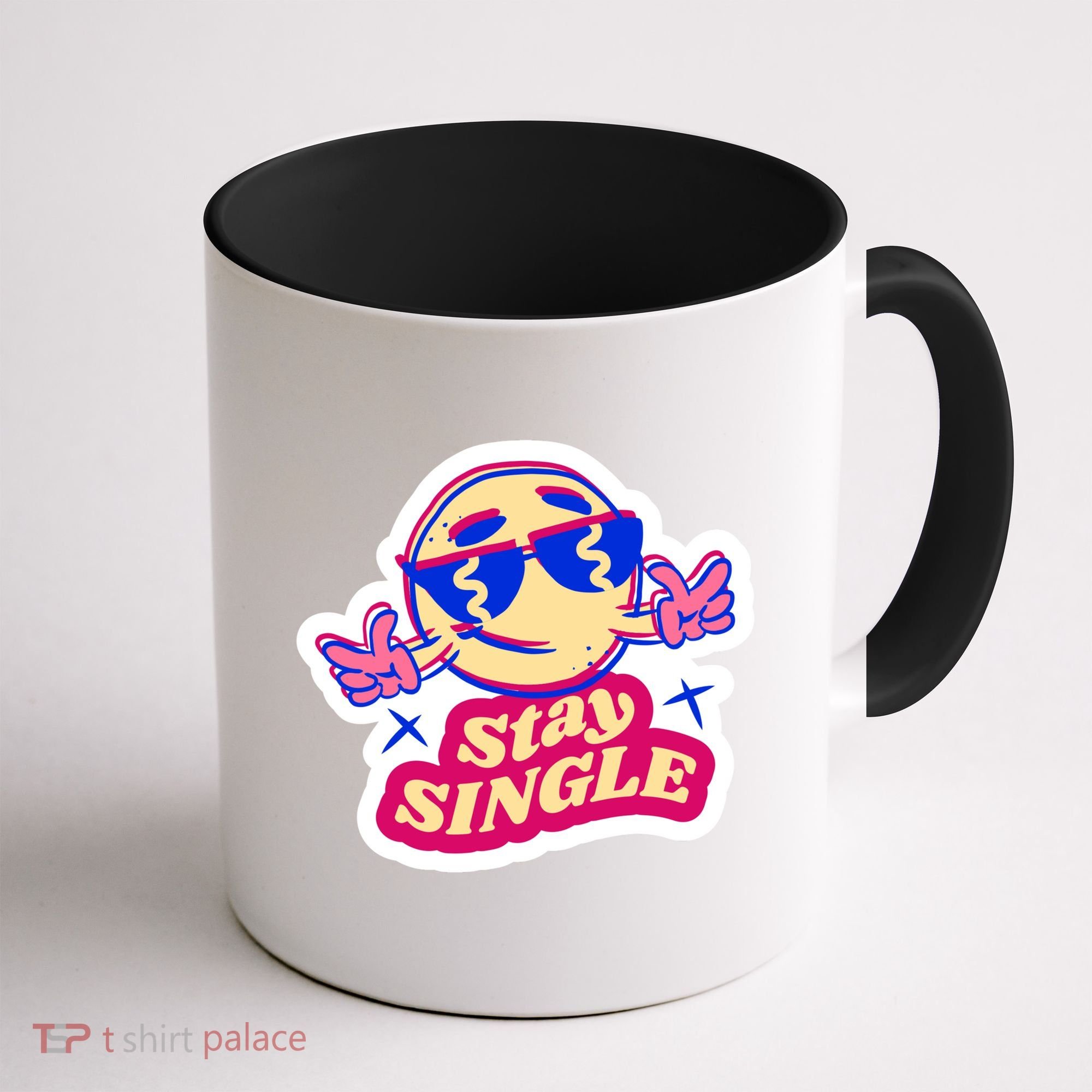 Stay Single Smiley Coffee Mug