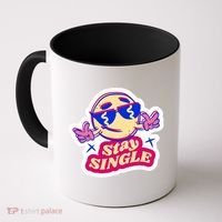 Stay Single Smiley Coffee Mug thumb 0