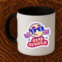 Stay Single Smiley Coffee Mug thumb 2