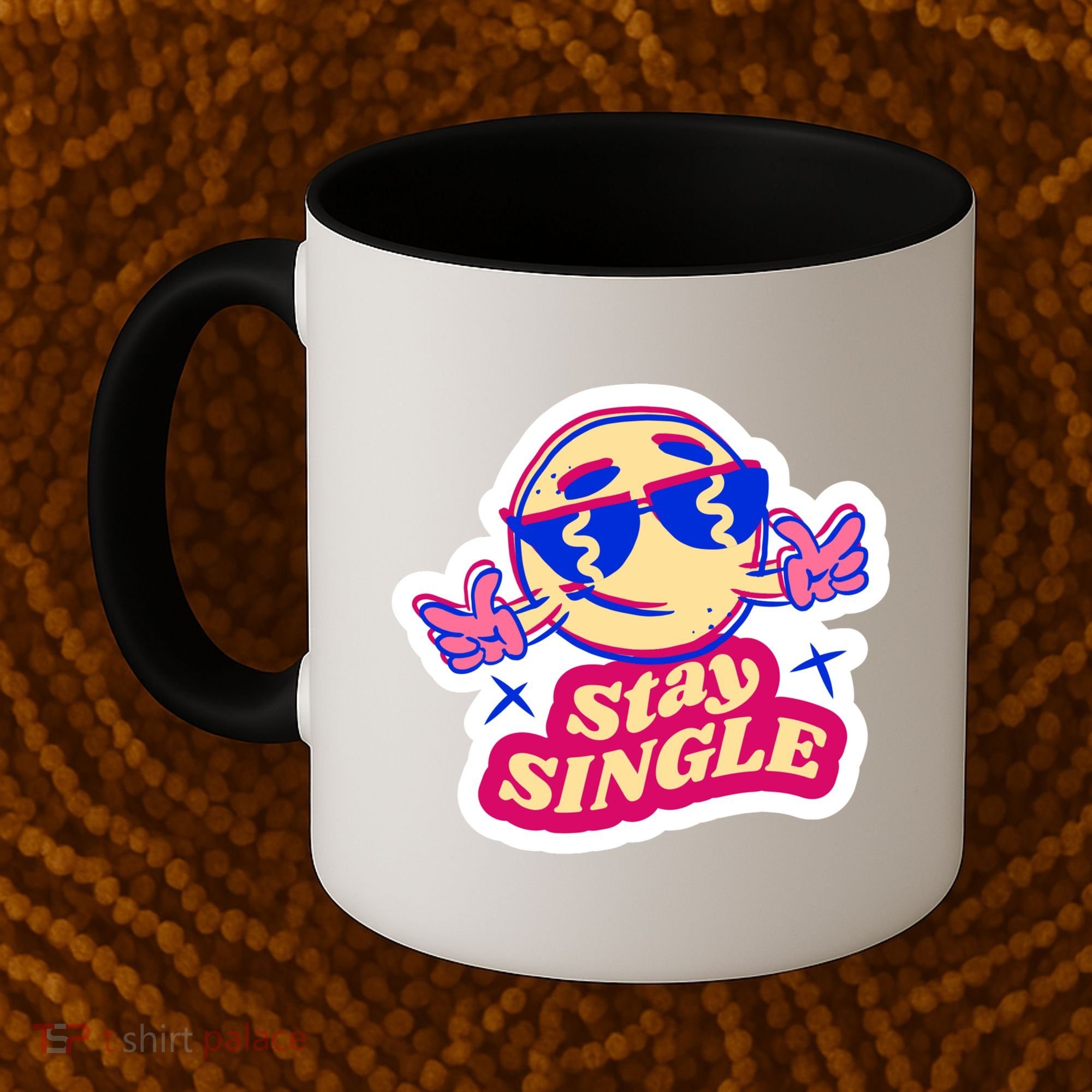 Stay Single Smiley Coffee Mug