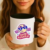 Stay Single Smiley Coffee Mug thumb 3