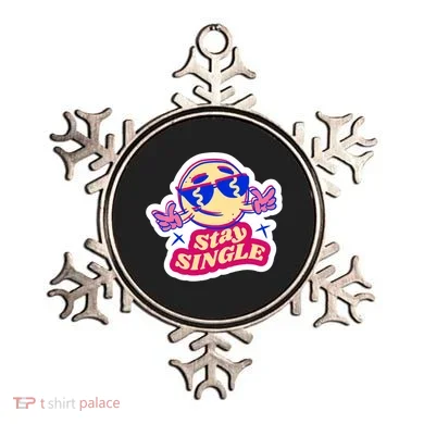Stay Single Smiley Ornament