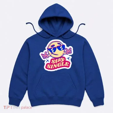 Stay Single Smiley Hoodie