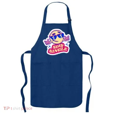 Stay Single Smiley Apron