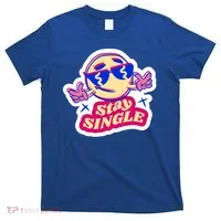 Stay Single Smiley T-Shirt thumb 0