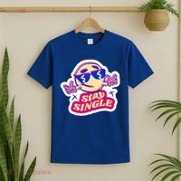 Stay Single Smiley T-Shirt thumb 2