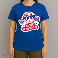 Stay Single Smiley T-Shirt thumb 4