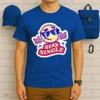Stay Single Smiley T-Shirt thumb 6