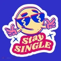 Stay Single Smiley T-Shirt thumb 7