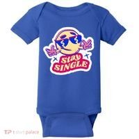 Stay Single Smiley Baby Bodysuit thumb 0